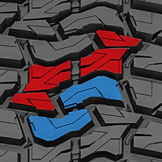 Tailored tire patterns